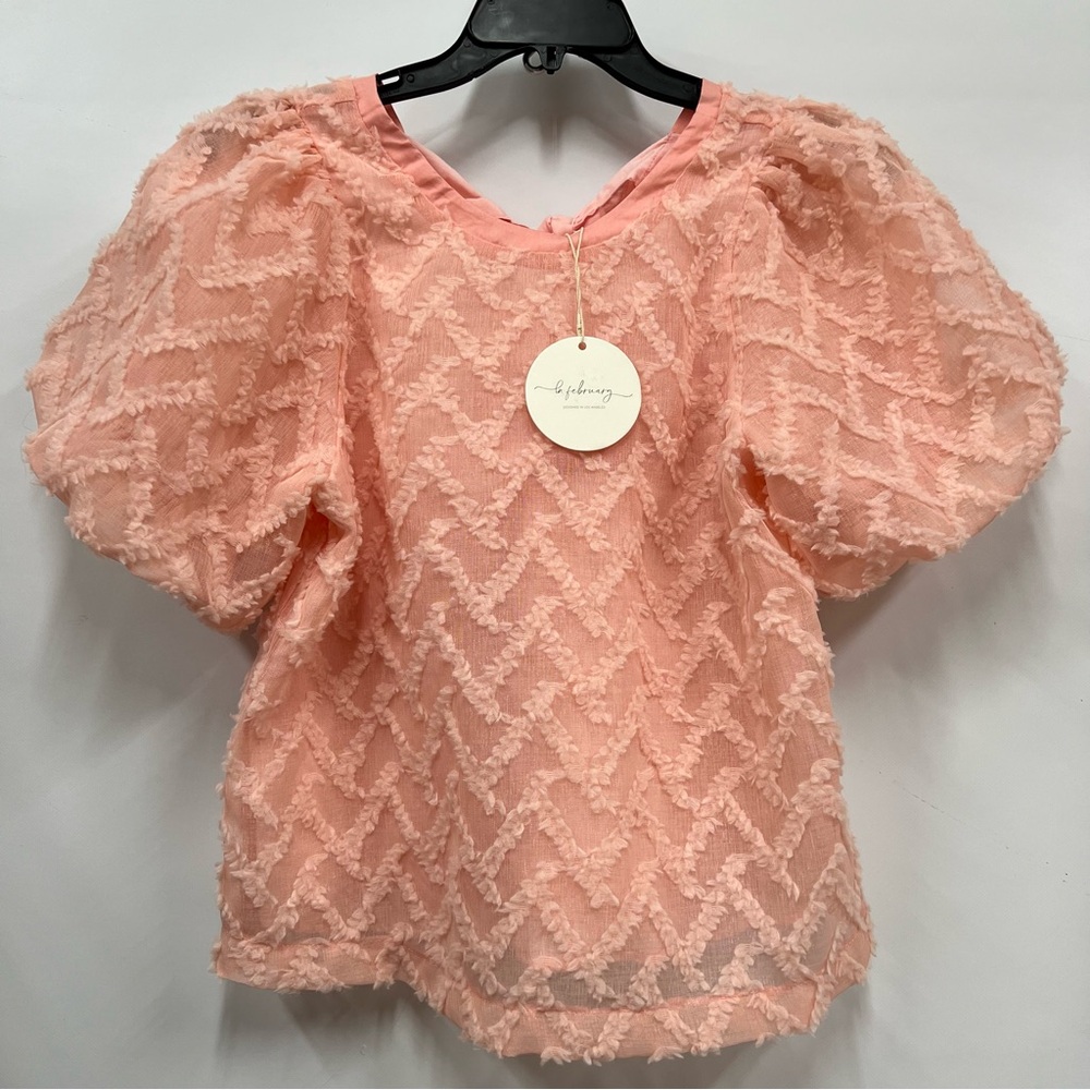NWT Elegant Textured Women's Top size S In February